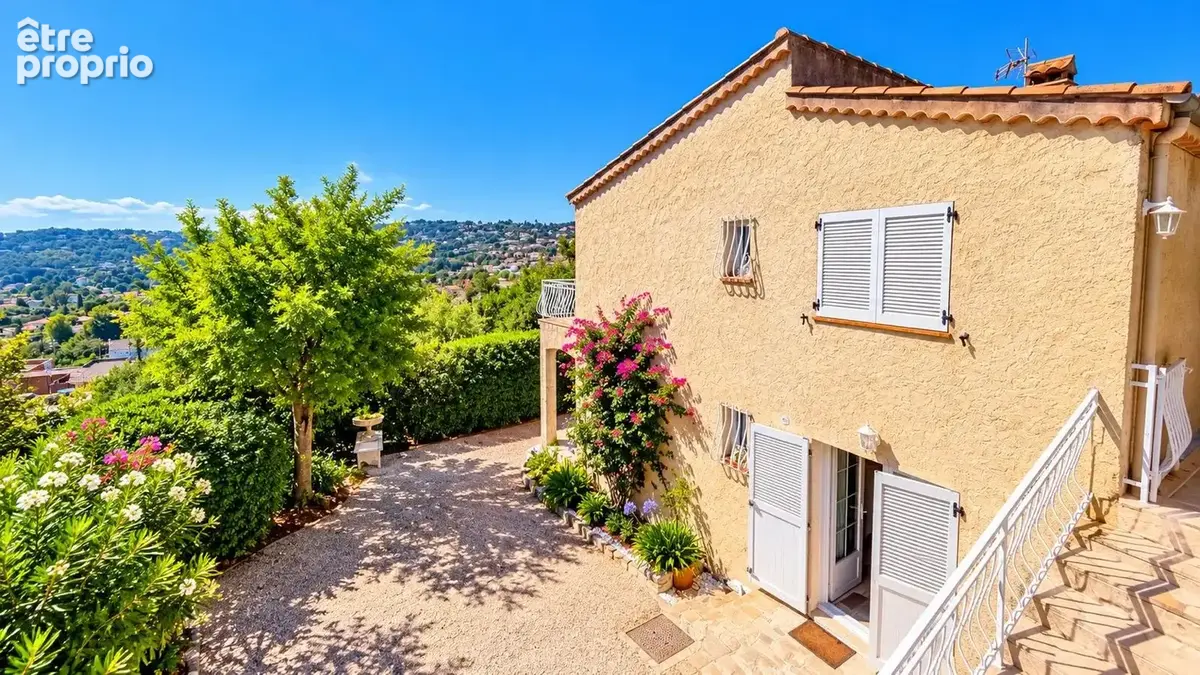 Alpes maritimes (06) - saint jeannet a vendre maison individuelle sur terrain cloture de 1162 m² - photo 10