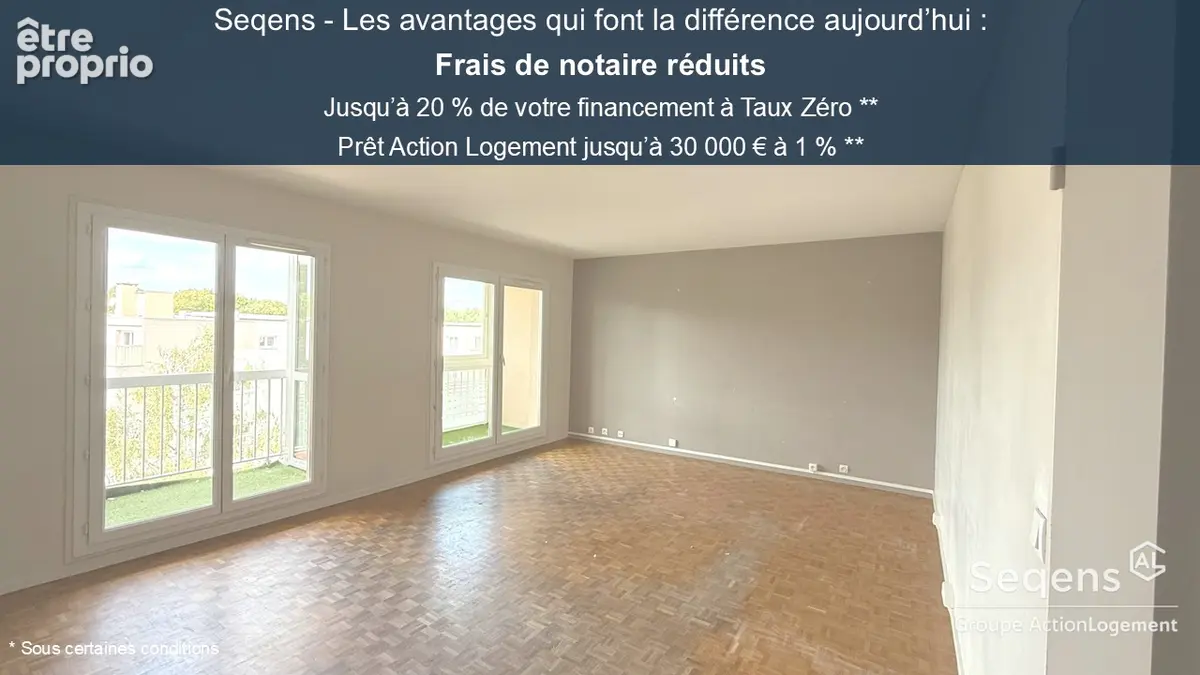 Appartement Noisiel 3 pièce(s) 78.10 m2 - photo 1