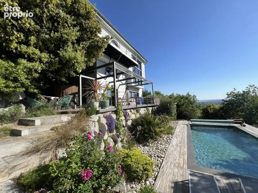 Saint-Péray - Maison lumineuse avec vue dégagée - piscine - photo 6