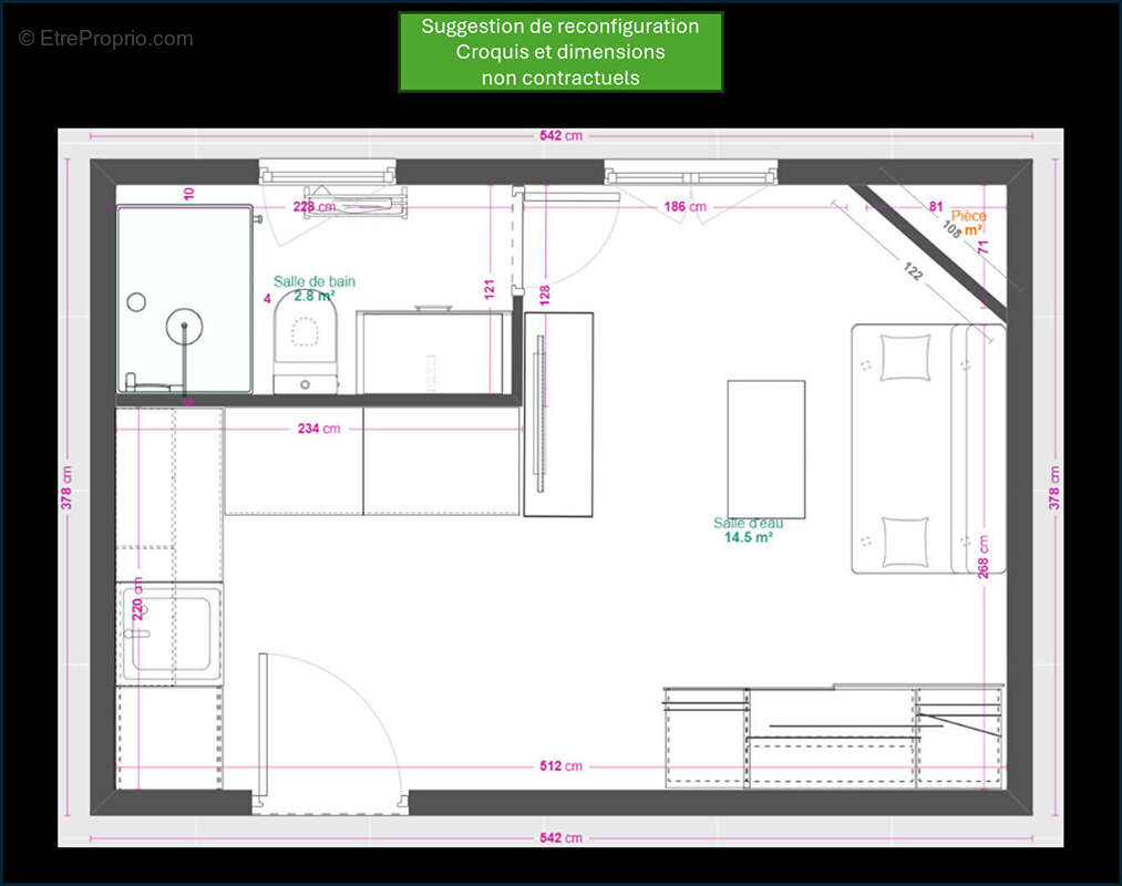 Appartement à PARIS-20E