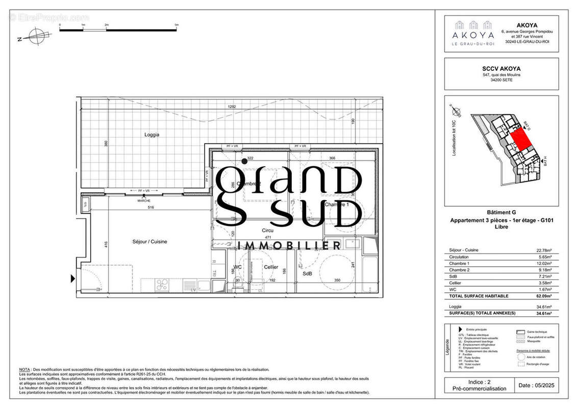 Appartement à LE GRAU-DU-ROI