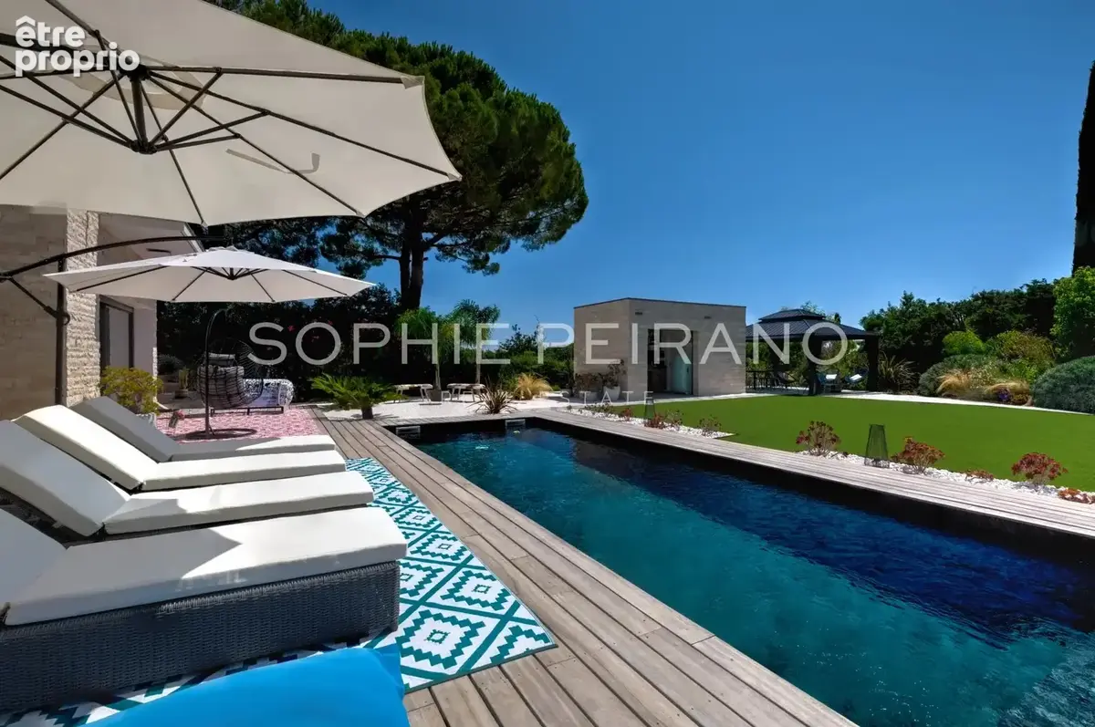 Mougins - villa contemporaine 4 chambres avec aperçu mer - photo 2