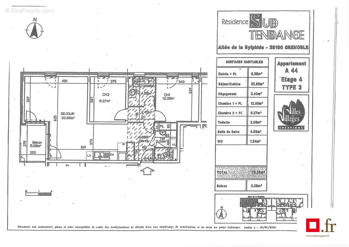 Appartement à GRENOBLE