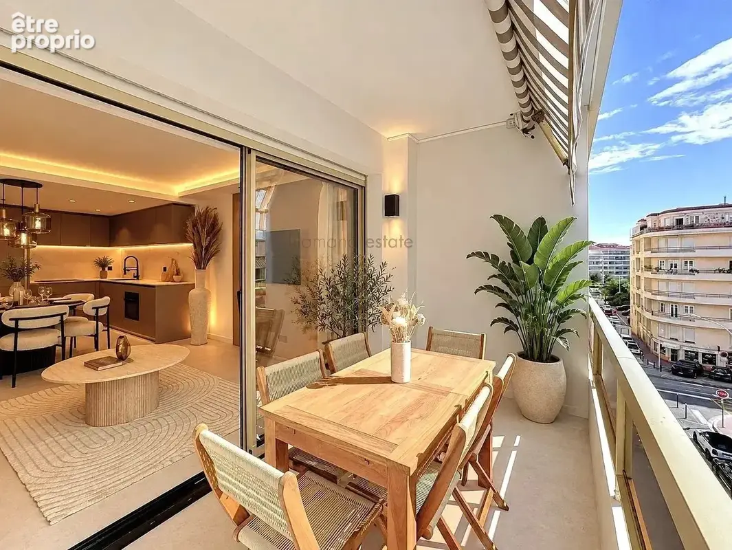 Cannes - banane - 4 pieces renove - terrasse - photo 2