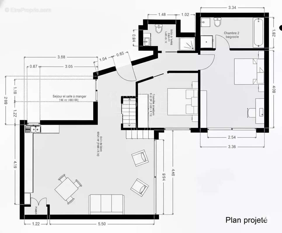 Appartement à PARIS-17E