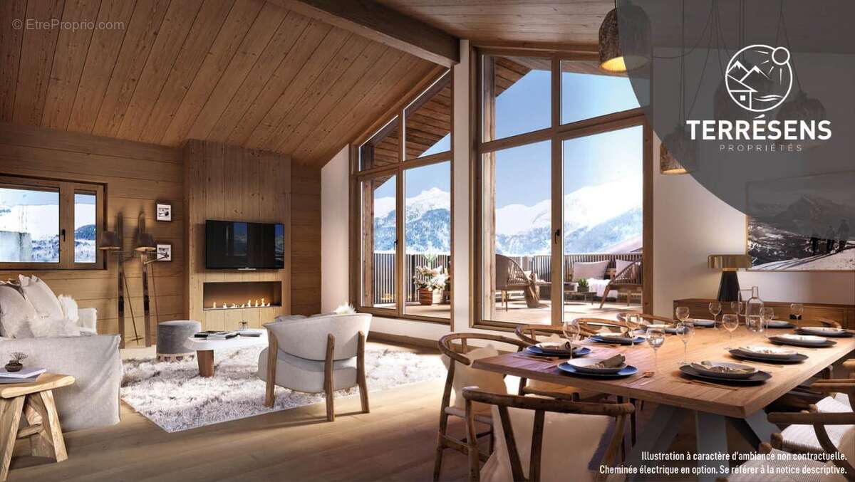 Appartement t3 cabine duplex - résidence le coeur des cimes à la plagne montalbert - photo 4