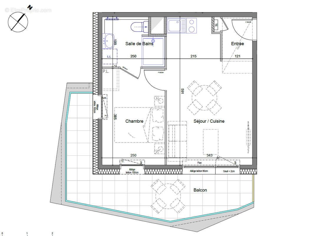 Appartement à THONON-LES-BAINS