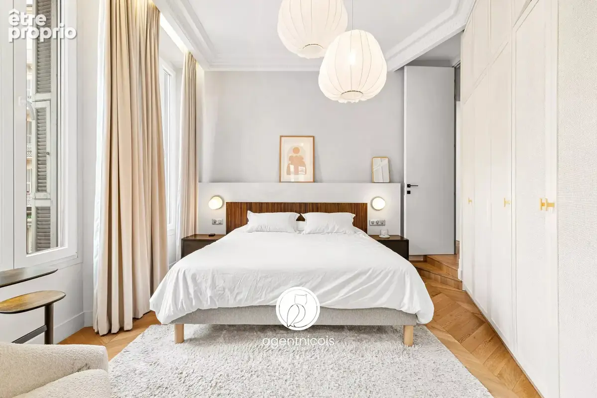 Nice // carabacel : 4 pièces / rénovation d'architecte / lumineux / sud - photo 8
