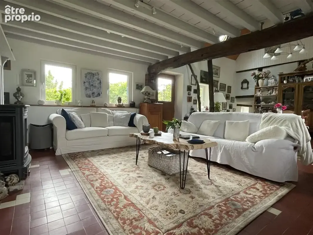 Proximité immédiate pays d'auge, à 2h15 de paris, à 1h de la mer, l'agence cazin immobilier vous propose à la - photo 5