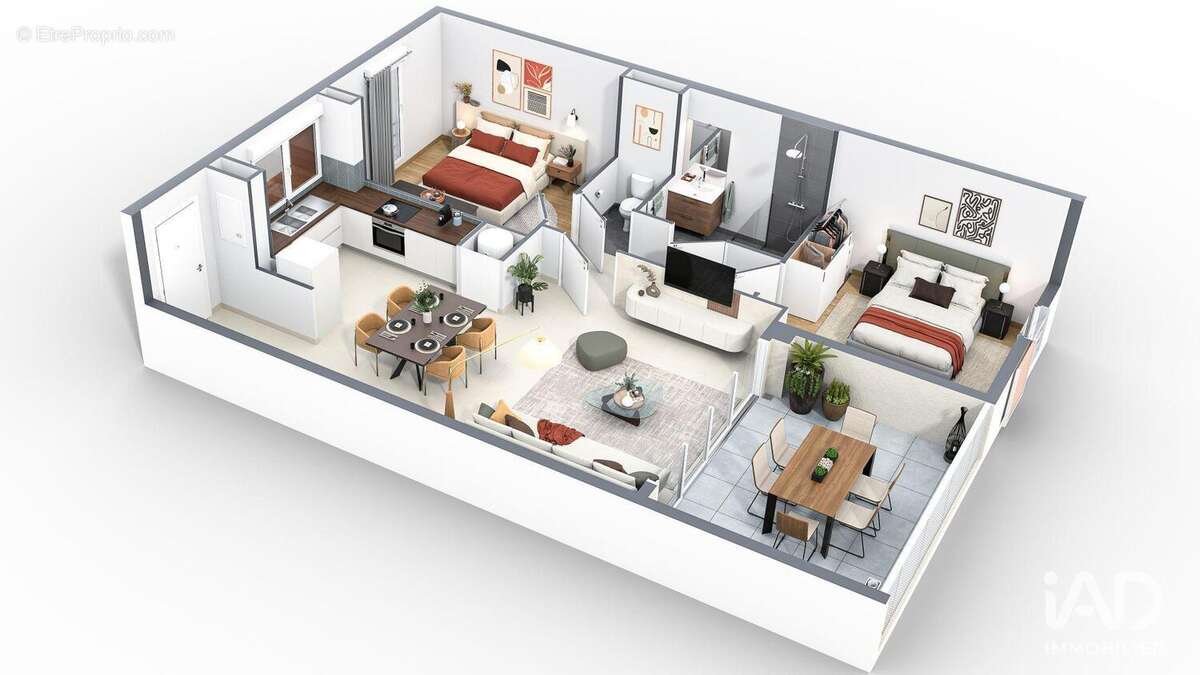 Photo 3 - Appartement à LE PORT