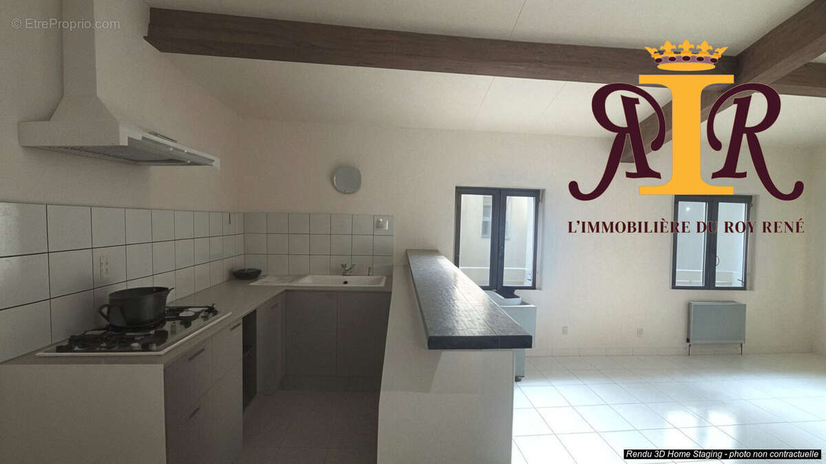 Cuisine américaine - Appartement à PERTUIS