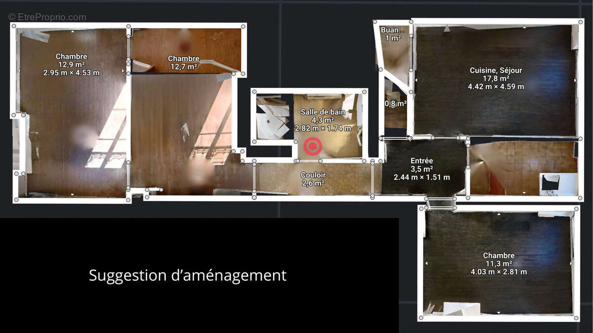 Appartement à PARIS-15E