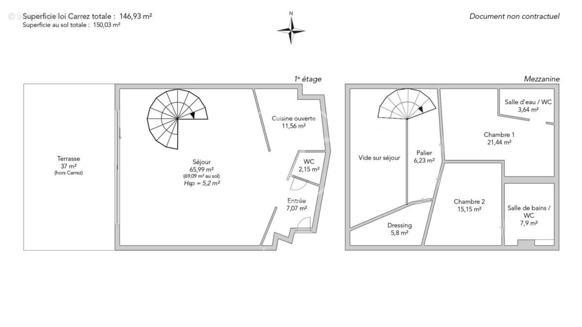 Appartement à PARIS-19E