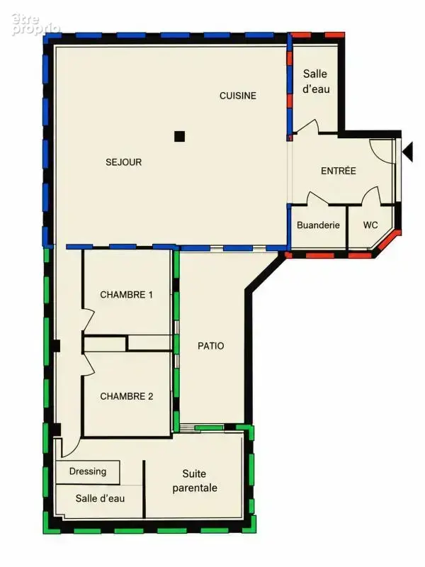 LYON 3 MONTCHAT –  Spacieux T4 119 M² (transformable en T5) avec PATIO PRIVATIF - photo 15