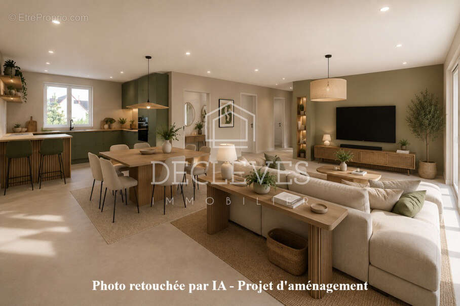 Maison Neuve de 150 m2 - 5 chambres et Sous-sol total -  Morainvilliers - - photo 4