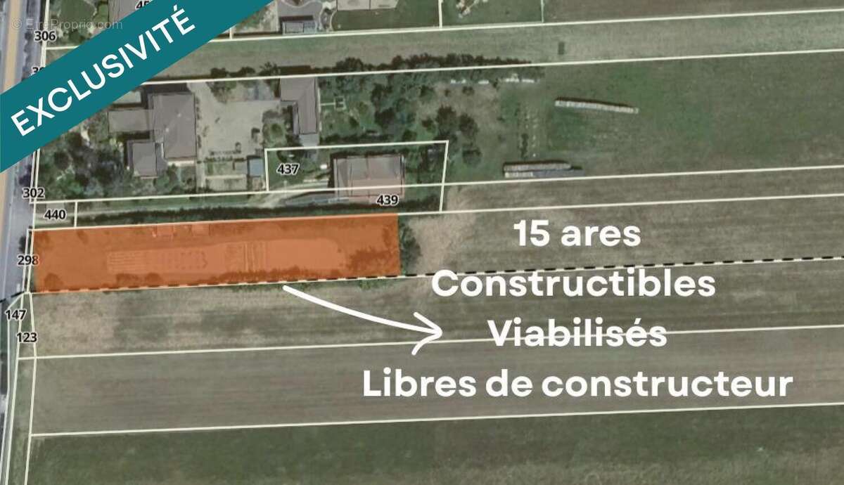Terrain 1500 m² à Fessenheim  - photo 2