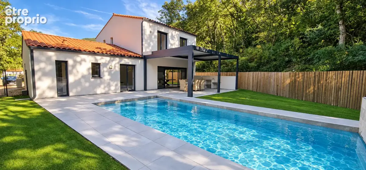 Pyrénées orientales - rare - maison neuve de type f5 avec piscine - photo 1