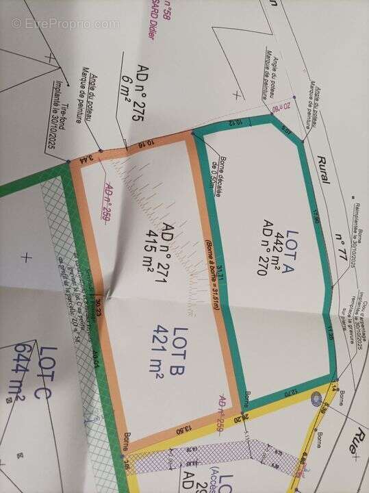 Terrain à BOISSY-LE-SEC