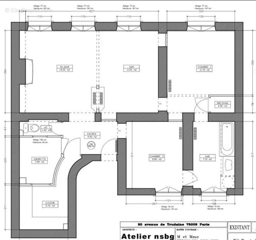 Appartement à PARIS-9E