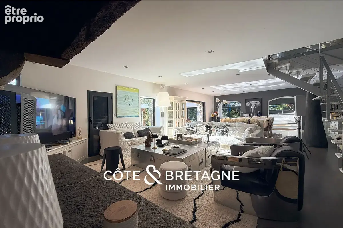 Propriete de prestige avec piscine proche saint-brieuc dans un ecrin de verdure  ref 2026177 - photo 6