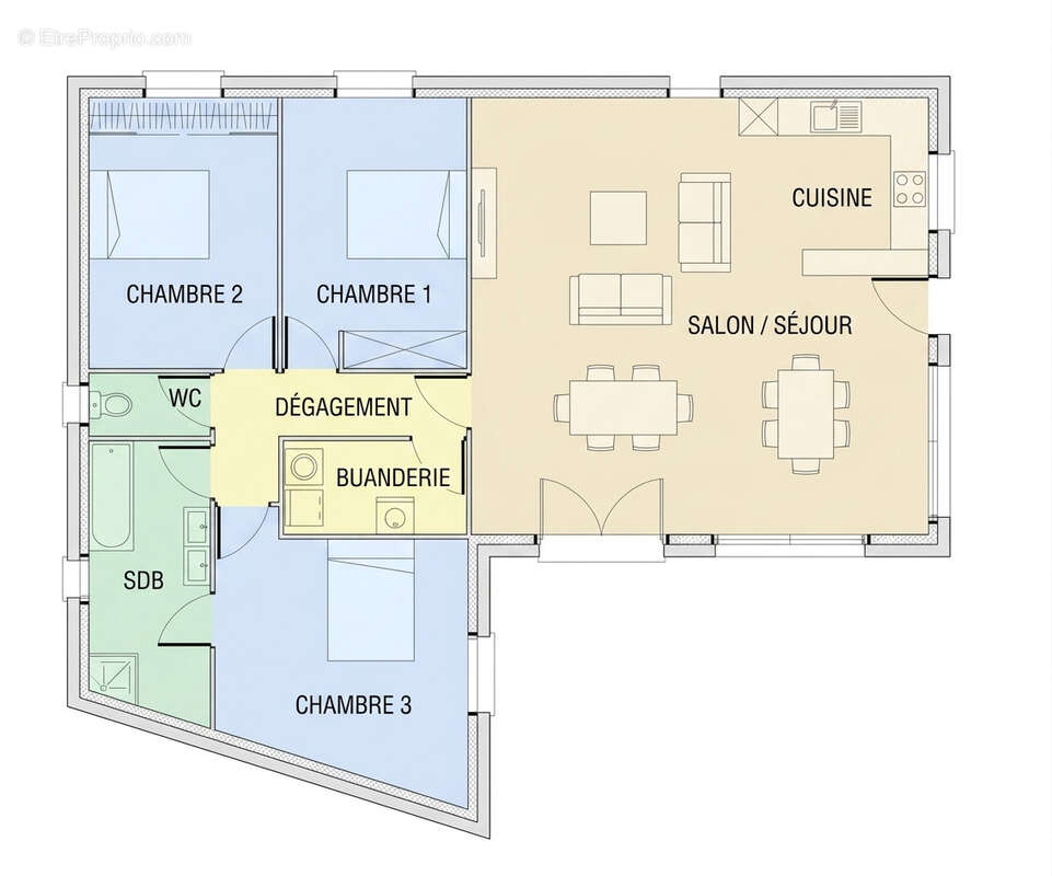 Maison 115 m² à Saint-Hippolyte-Du-Fort  - photo 2