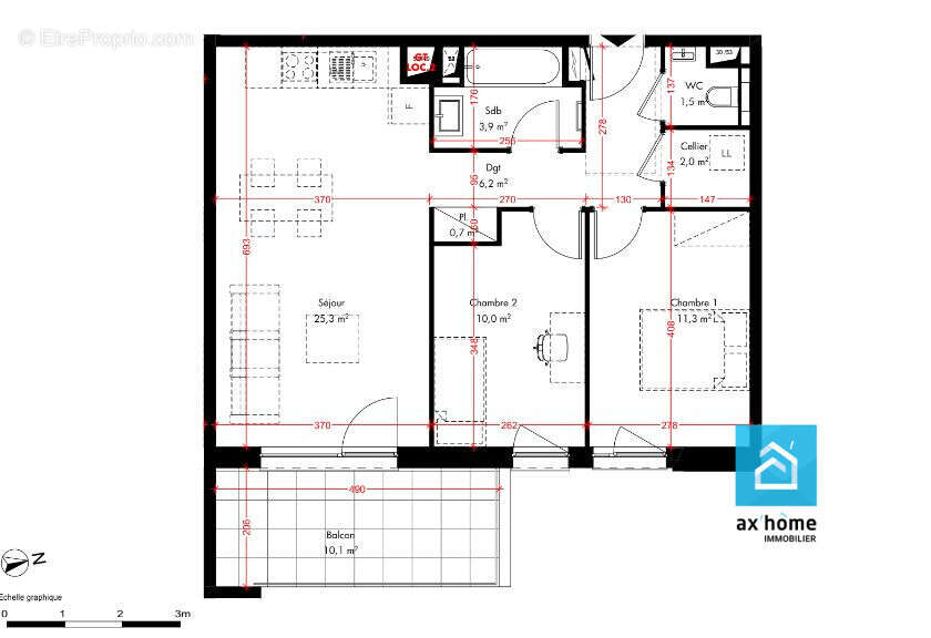 Appartement à PFULGRIESHEIM