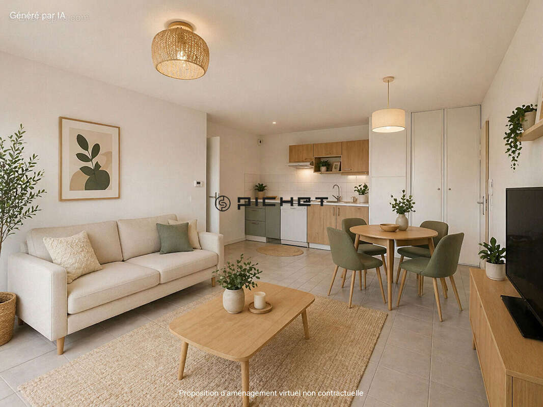 Appartement 62 m² à Audenge  - photo 3