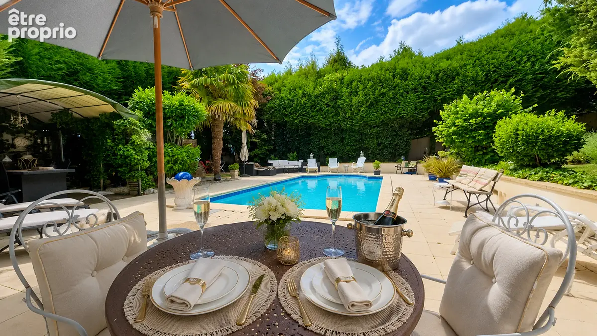 Maison familiale avec piscine et parc paysagé à Saint-Pierre-lès-Nemours (22mn de FONTAINEBLEAU) - photo 16