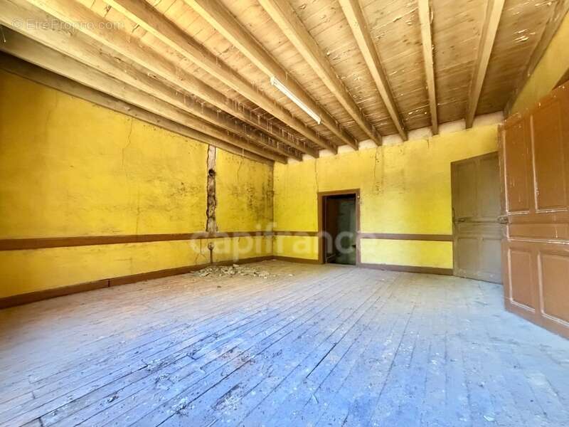 Maison en pierre mitoyenne, 142 m2, 235 m2 de terrain, entièrement à rénover, caves - photo 2
