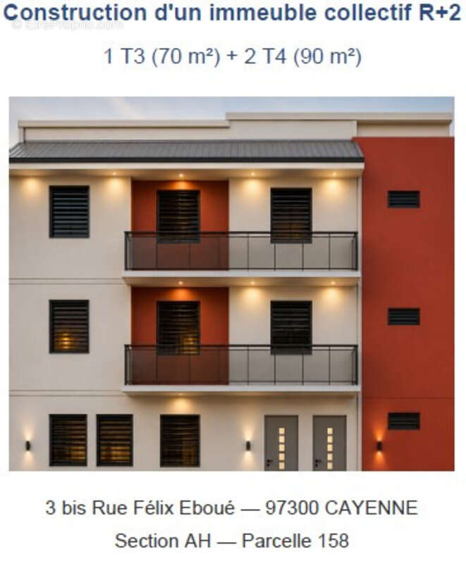 À VENDRE – Appartement T4 au cœur de CAYENNE (973) - photo 2
