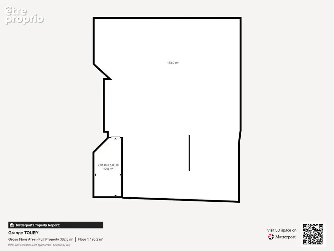 Grange de 190 m² avec jardin ? c?ur de toury - photo 8