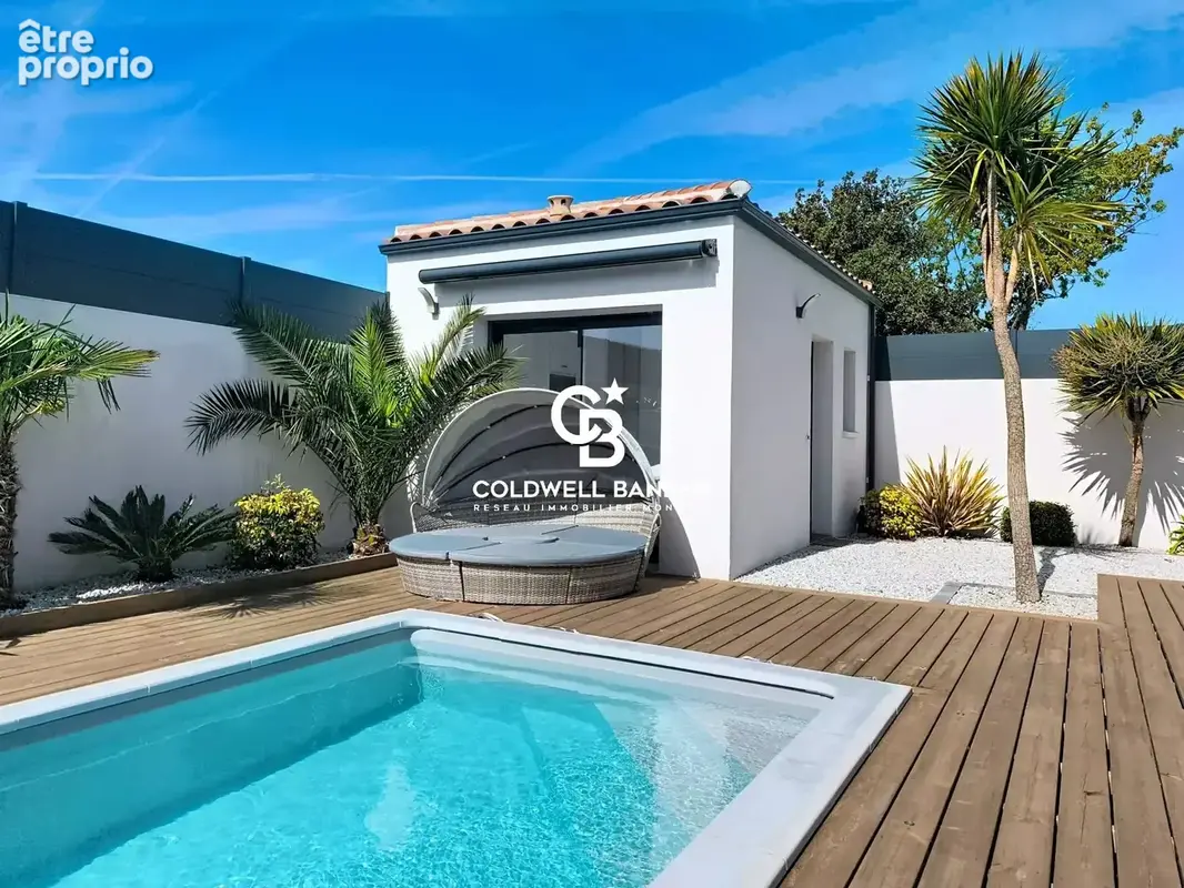 TALMONT SAINT HILAIRE - Golf et port - Maison contemporaine 2022 de plain-pied  avec 5 chambres, dépendances et piscine - photo 3