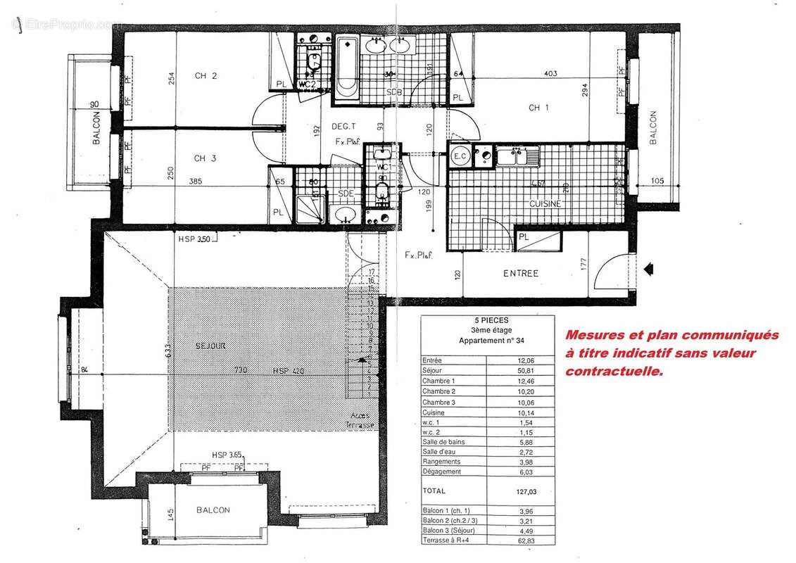 Appartement à LE VESINET