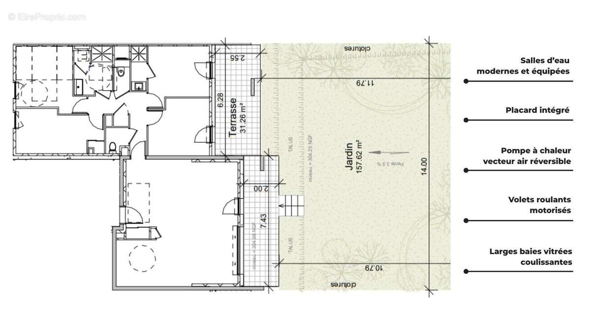 Appartement 109 m² à Vif  - photo 4