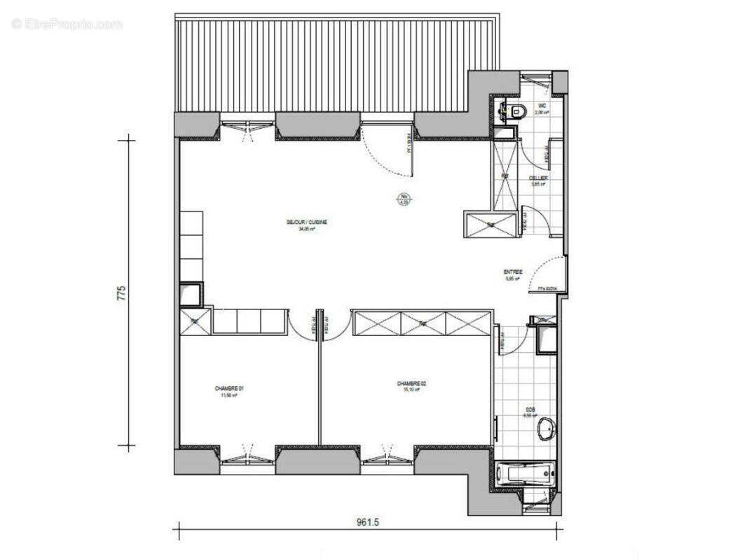 Appartement à CAILLOUET-ORGEVILLE