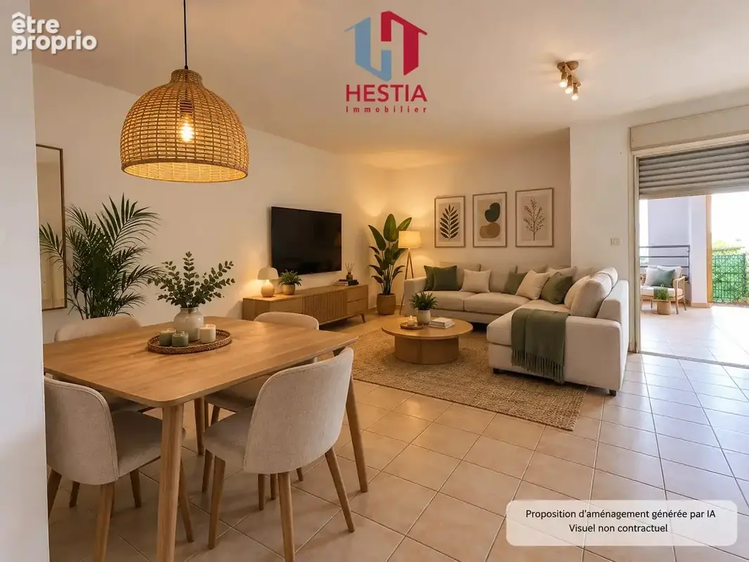 Appartement T4 77m² avec jardin et varangue - photo 13