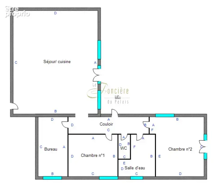 Appartement idéal projet residence principale ou professionnel situé au pied des marronniers avec terrasse - photo 8