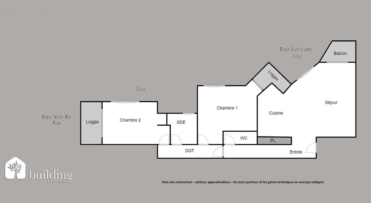 Appartement à LEVALLOIS-PERRET