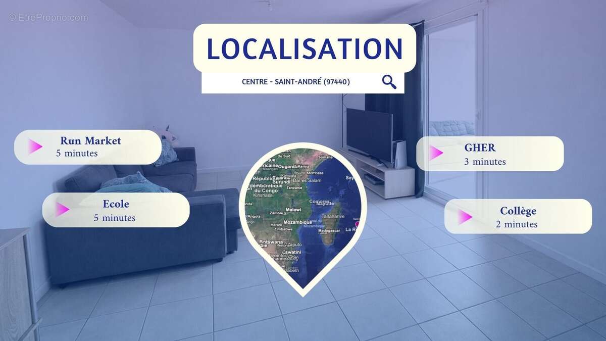 Appartement à SAINT-ANDRE