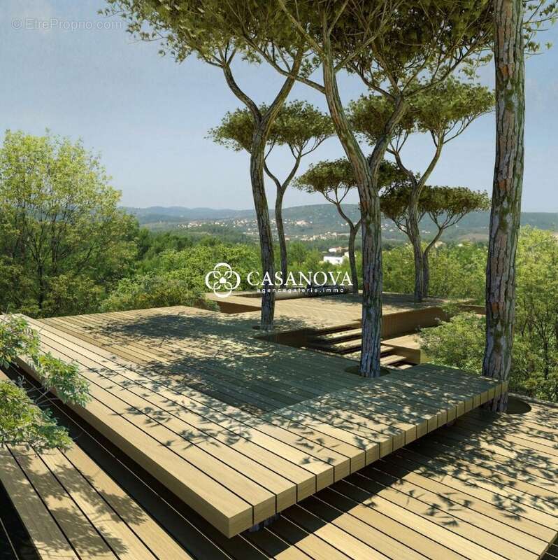 Domaine d'architecte 1500 m² parc 2 hectares vue mer arrière-pays - photo 3