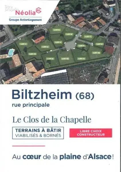 Terrain à BILTZHEIM