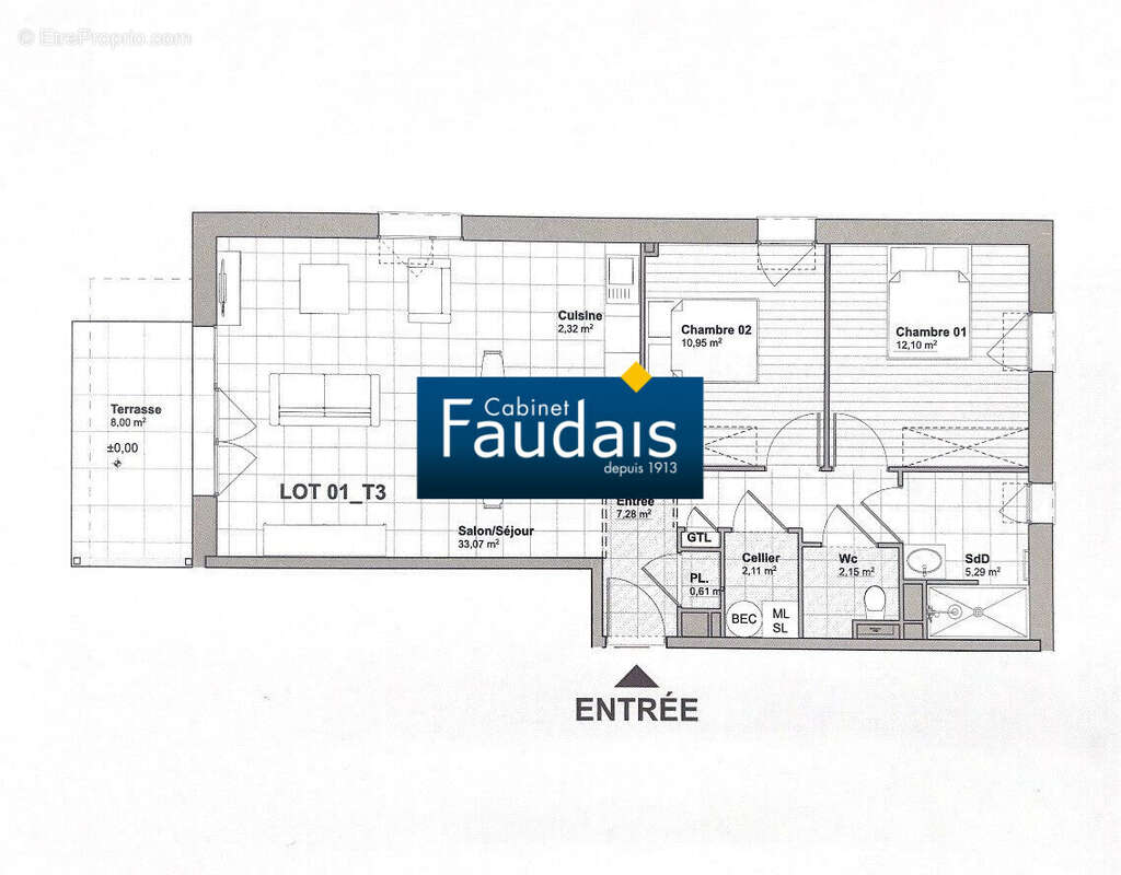 Appartement à LITHAIRE