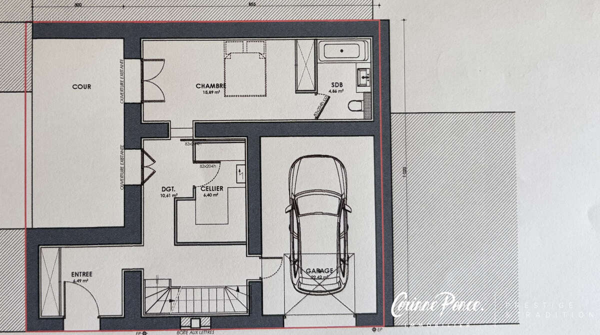 Nimes centre quartier residentiel appartement/maison de ville 135 m2 loi carrez 200 m2 habitables garage terra - photo 18