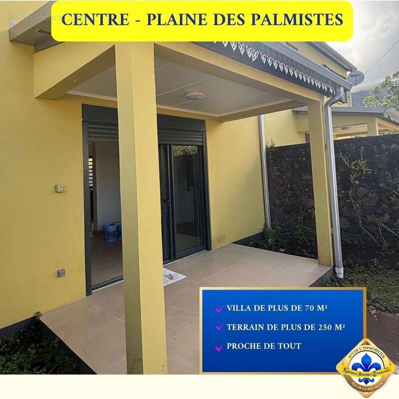 Maison à LA PLAINE-DES-PALMISTES