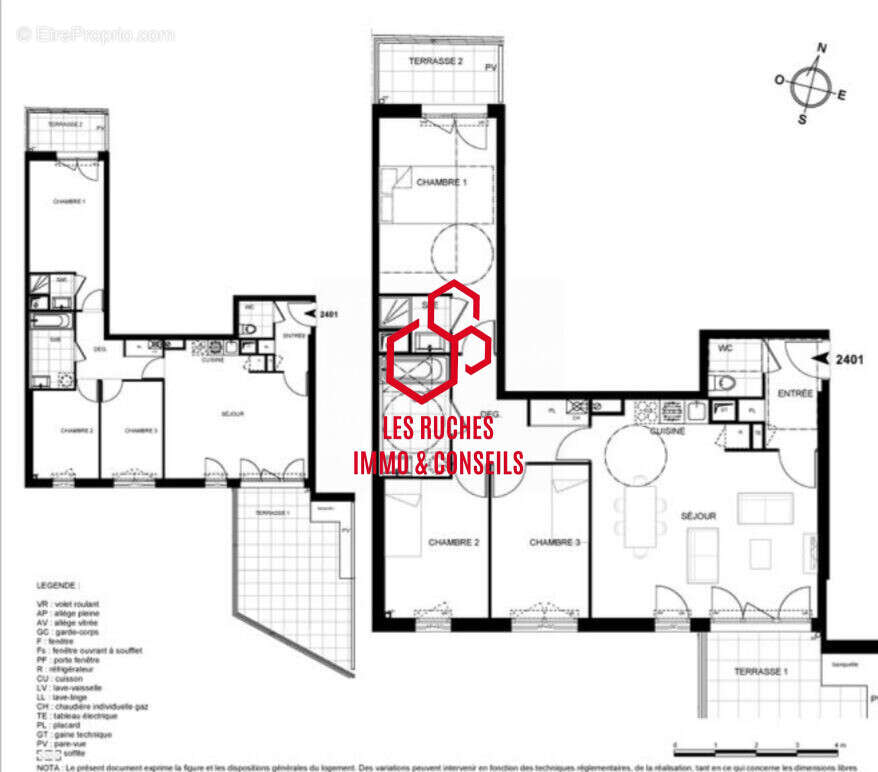 Appartement à CHENNEVIERES-SUR-MARNE