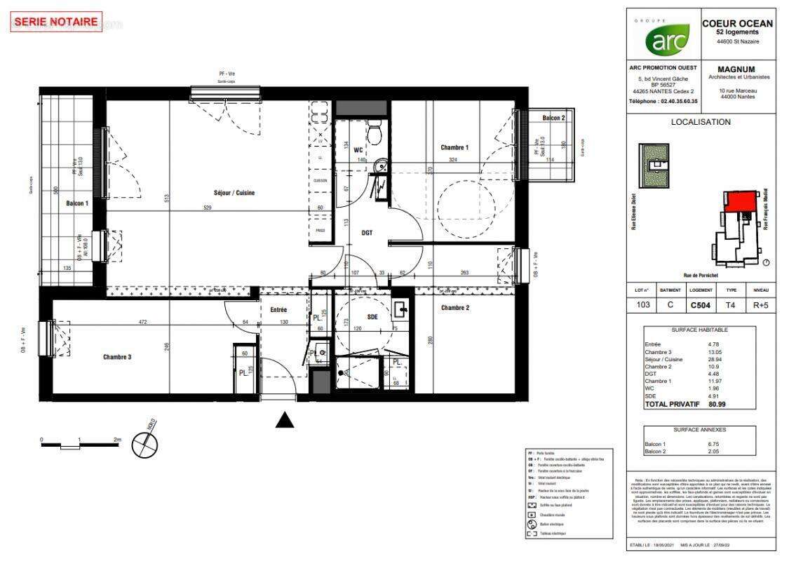 Appartement à SAINT-NAZAIRE