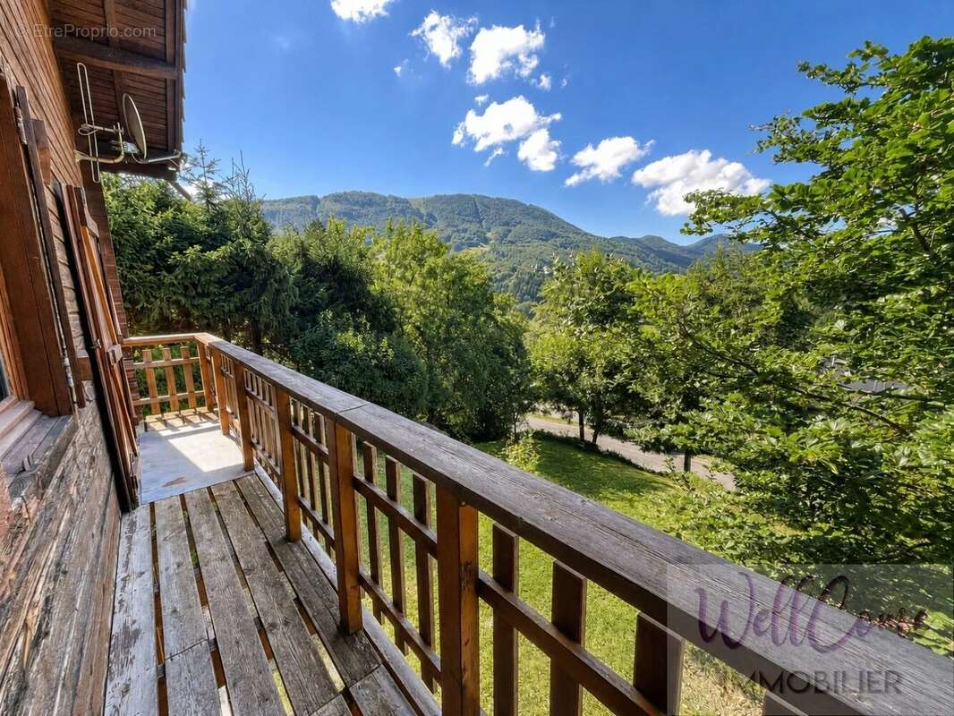 Chalet typique 5 pièces avec jardin arboré - vue panoramique - Parc des Bauges - photo 2