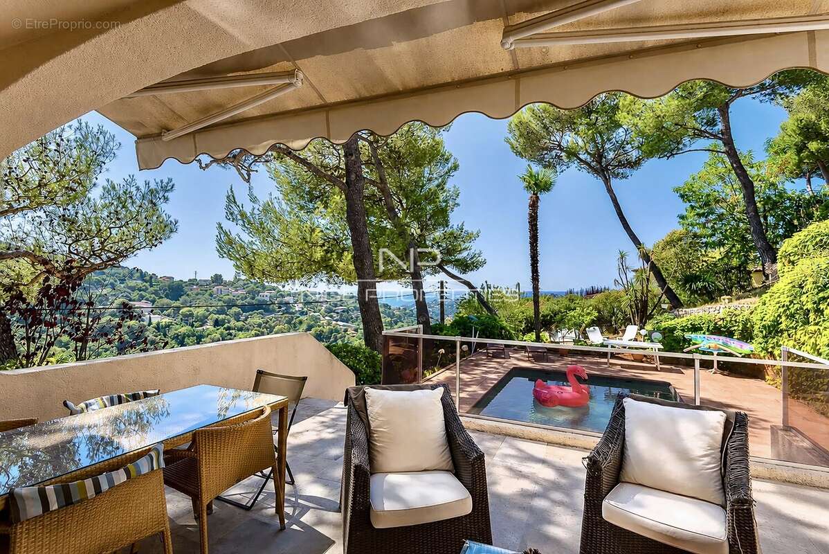 Nice, Saint Pancrace, superbe villa 6 pièces, Vue mer - photo 4