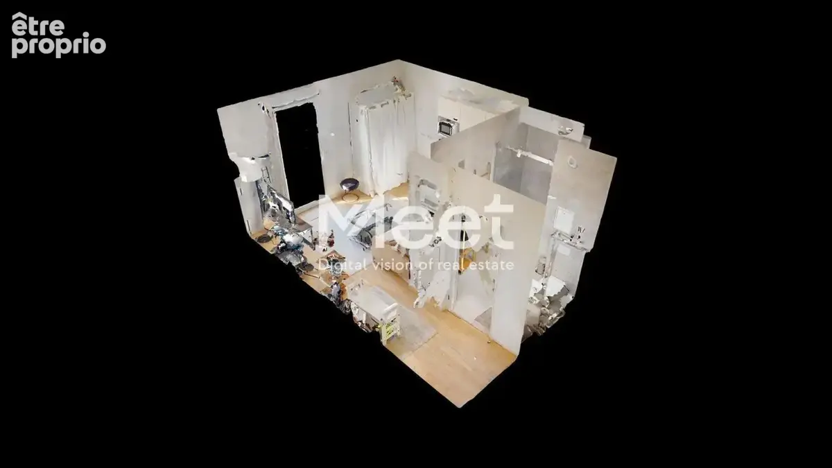Studio - immeuble récent - balcon - vue dégagée - photo 13