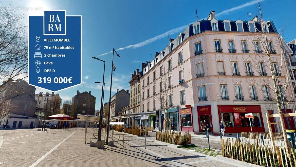 Appartement à VILLEMOMBLE